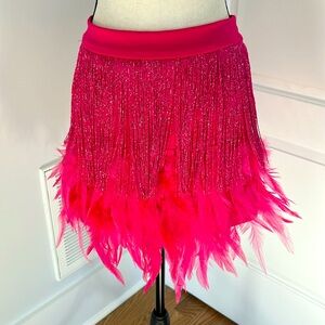 Pink party skirt